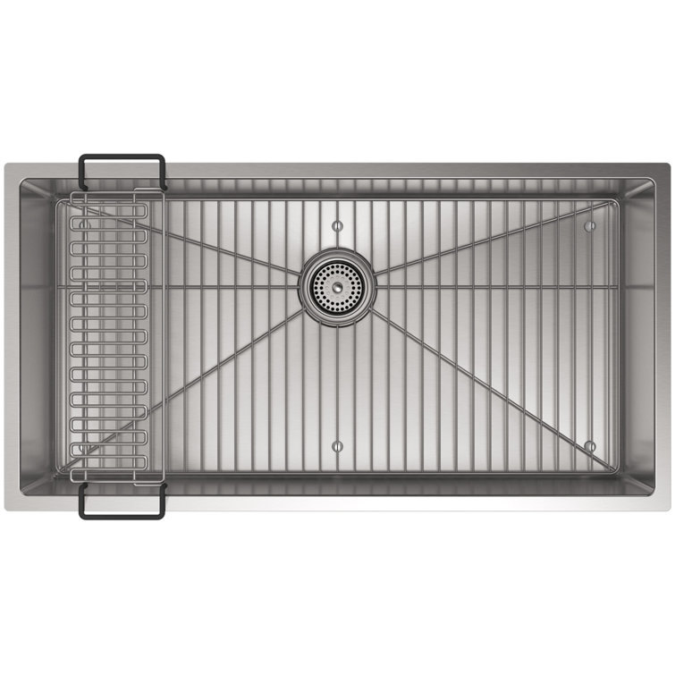 Strive 35" Stainless Steel Undermount Single Bowl Kitchen Sink