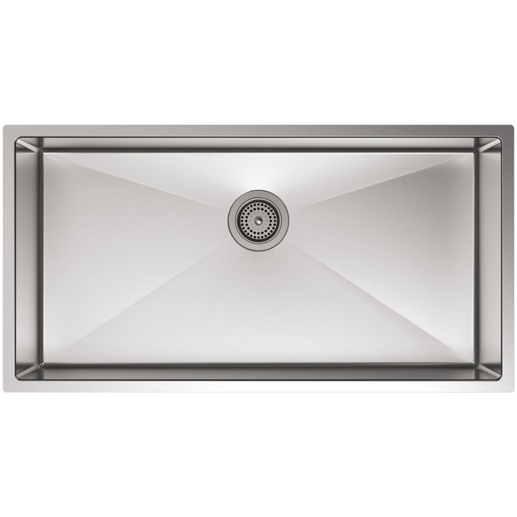 Strive 35" Stainless Steel Undermount Single Bowl Kitchen Sink