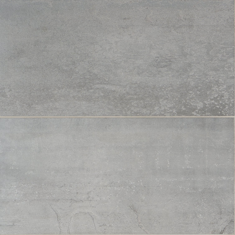 Lawrence 12" x 24" Matte Gray Porcelain Tile