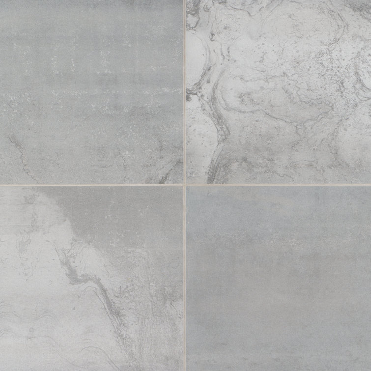 Lawrence 12" x 24" Matte Gray Porcelain Tile