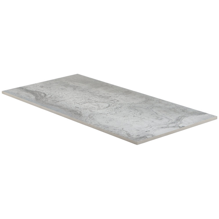 Lawrence 12" x 24" Matte Gray Porcelain Tile