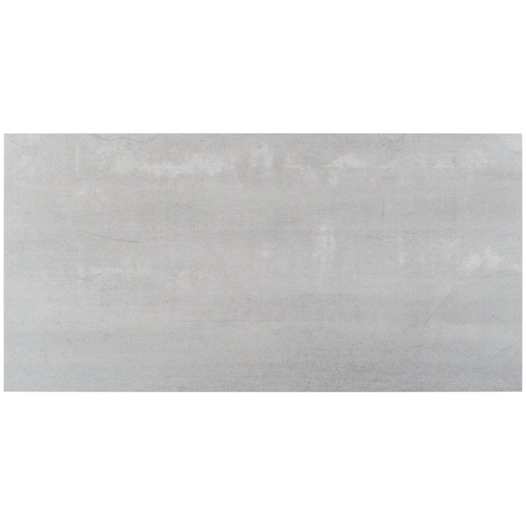 Lawrence 12" x 24" Matte Gray Porcelain Tile