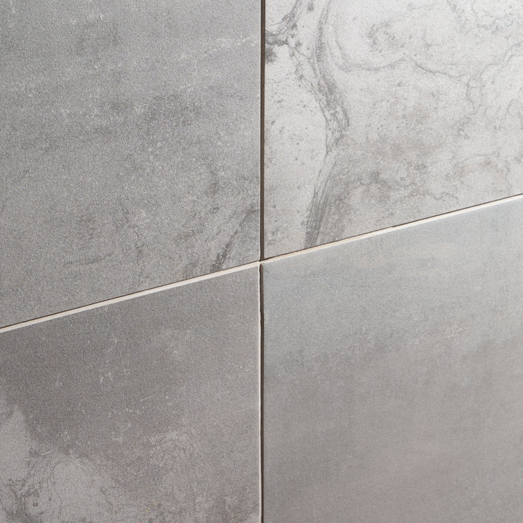 Lawrence 12" x 24" Matte Gray Porcelain Tile