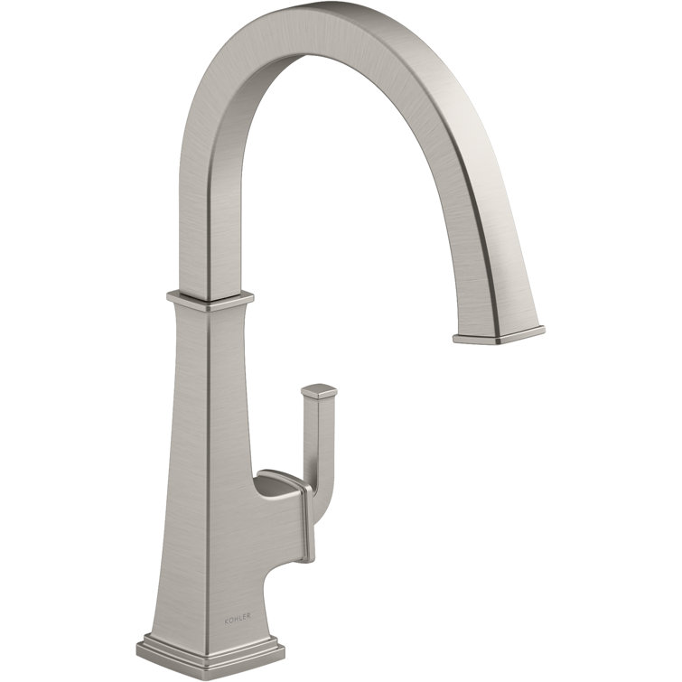Riff Stainless Steel Single-Handle High-Arc Bar Faucet