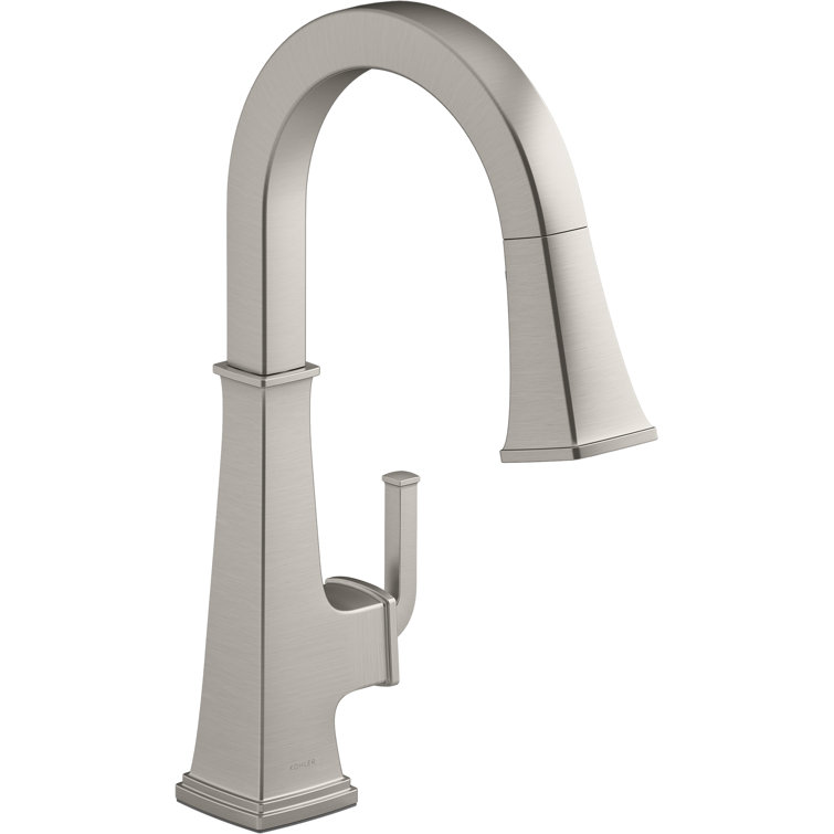 Stainless Steel Single-Handle Pull-Down Kitchen Faucet
