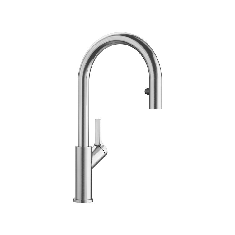 Classic Steel Pull-Down Spray Kitchen Faucet