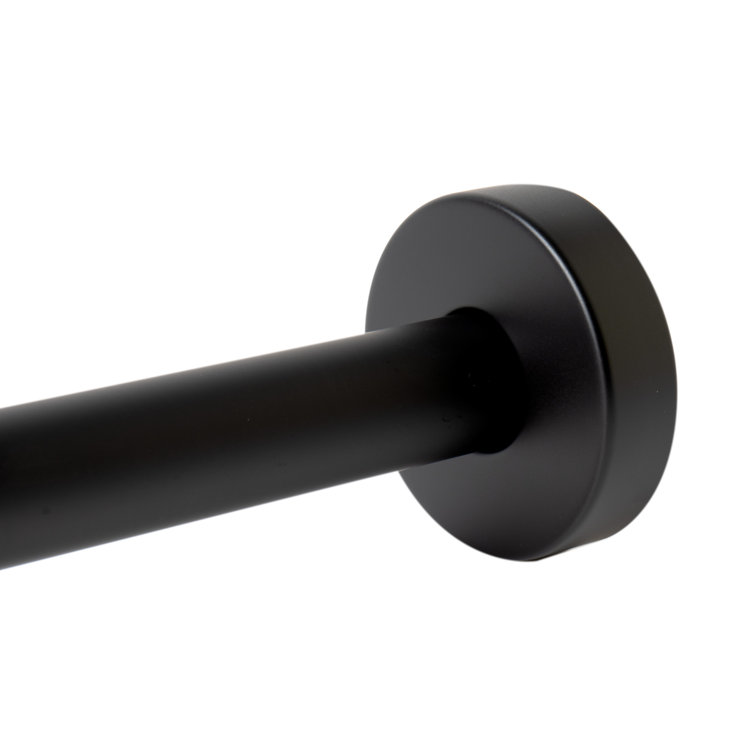 Black Matte 20" Round Wall Mounted Shower Arm