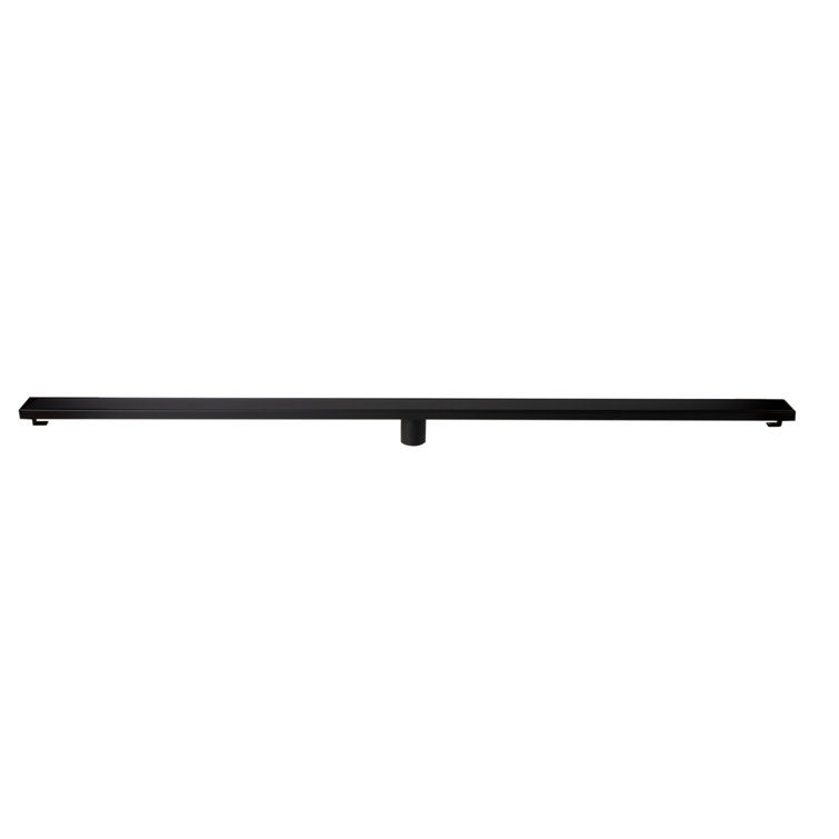 59'' Black Matte Stainless Steel Linear Shower Drain
