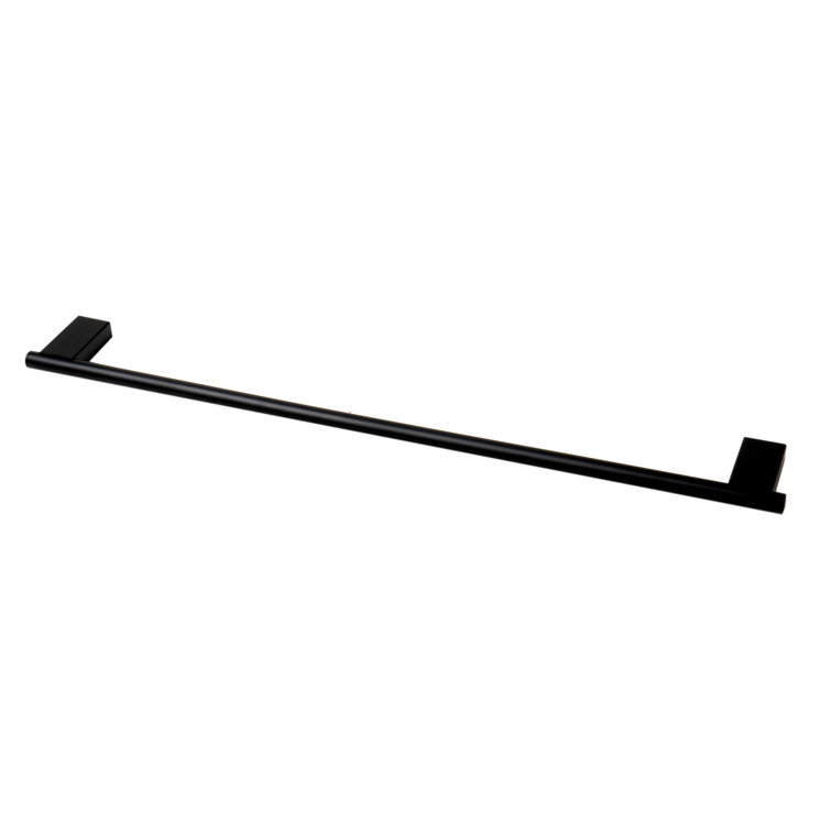 Black Matte 6-Piece Metal Bathroom Hardware Set