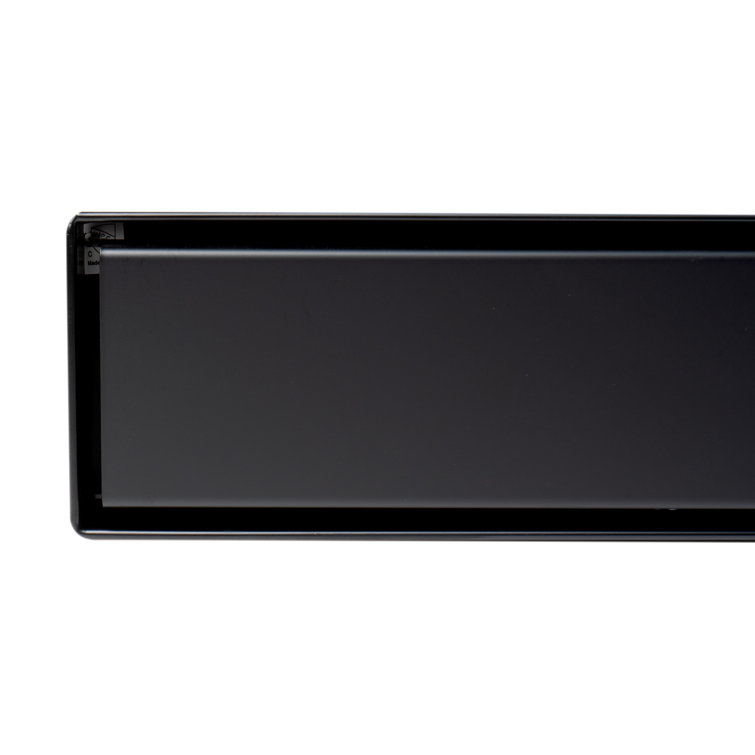 32" Black Matte Stainless Steel Linear Shower Drain