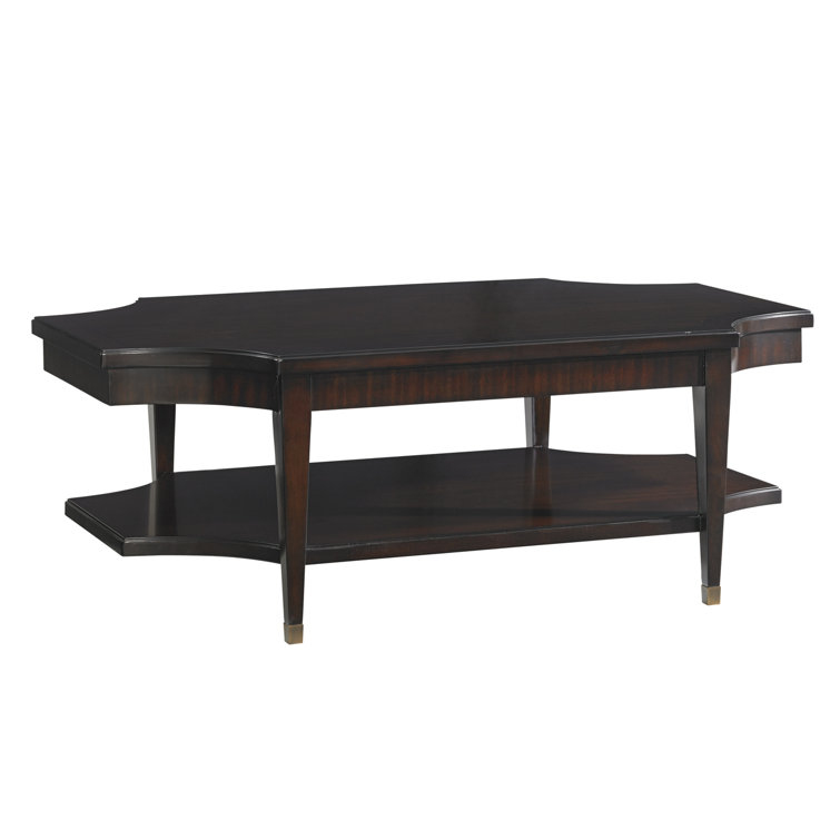 Richmond Transitional Rectangular Brown Mahogany Cocktail Table
