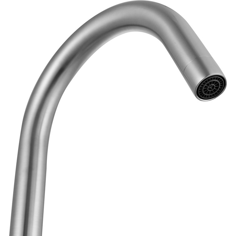 Roman Dual-Handle Brushed Nickel Bathroom Faucet