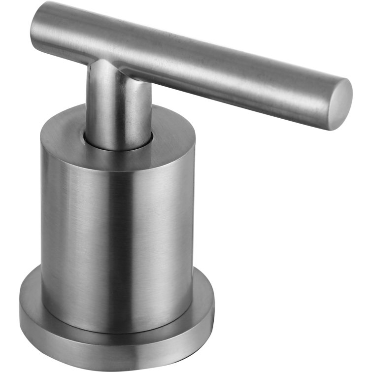 Roman Dual-Handle Brushed Nickel Bathroom Faucet