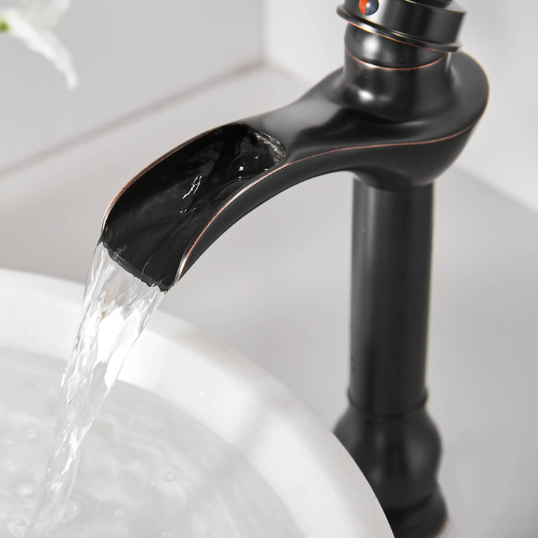 Oil Rubbed Bronze Single-Handle Vessel Sink Faucet