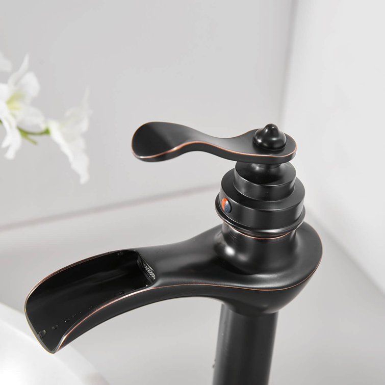 Oil Rubbed Bronze Single-Handle Vessel Sink Faucet