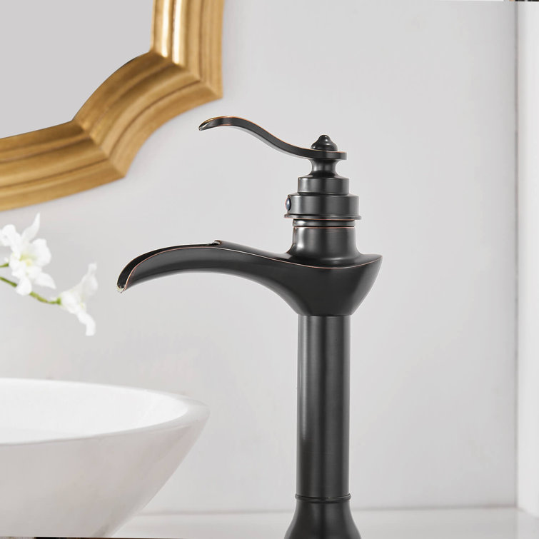 Oil Rubbed Bronze Single-Handle Vessel Sink Faucet