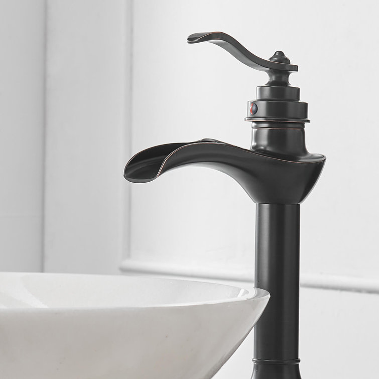 Oil Rubbed Bronze Single-Handle Vessel Sink Faucet