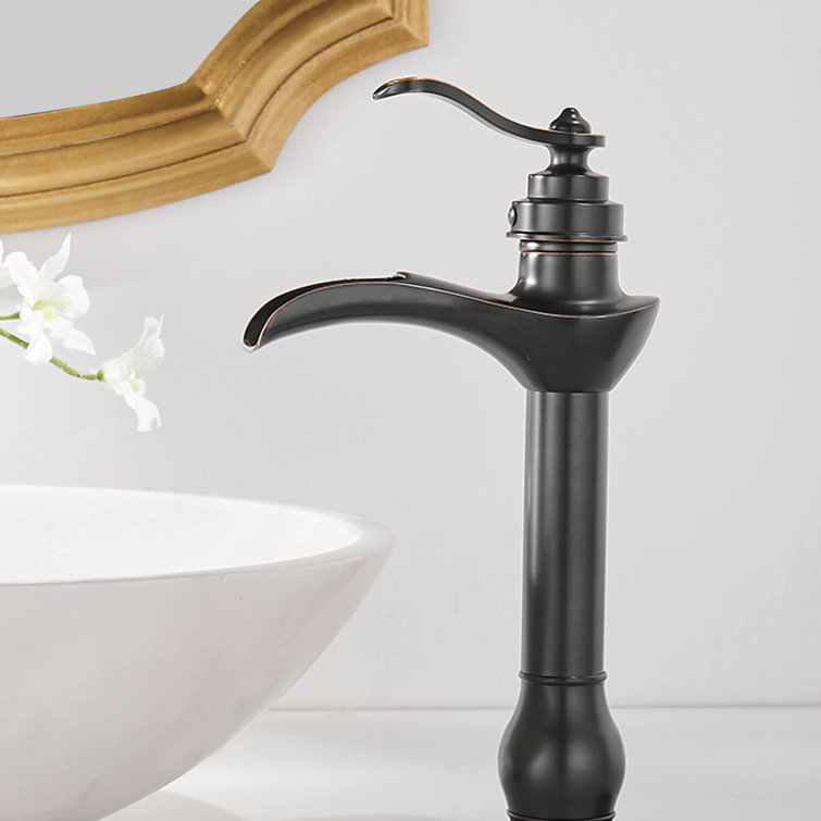 Oil Rubbed Bronze Single-Handle Vessel Sink Faucet