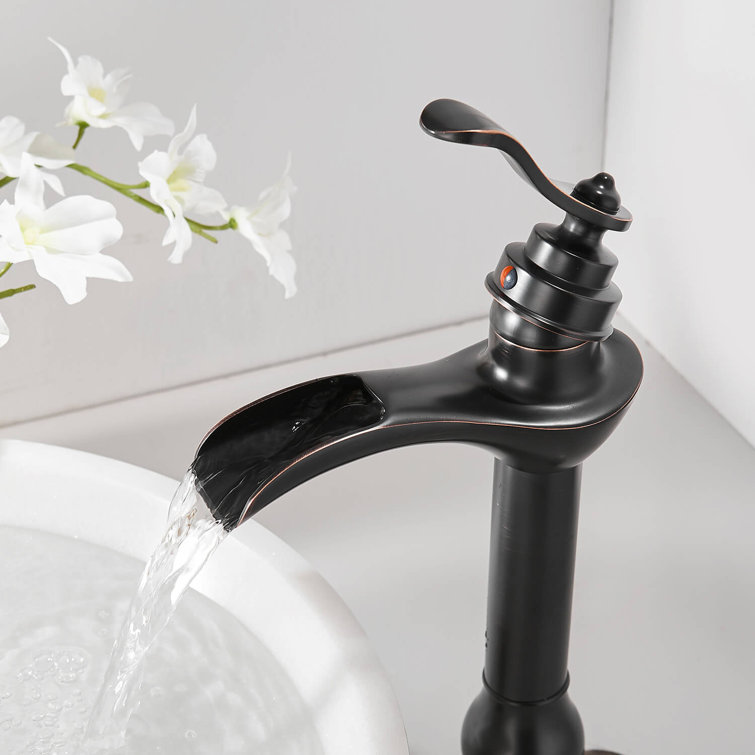 Oil Rubbed Bronze Single-Handle Vessel Sink Faucet