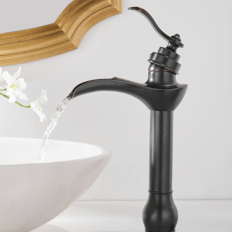 Oil Rubbed Bronze Single-Handle Vessel Sink Faucet