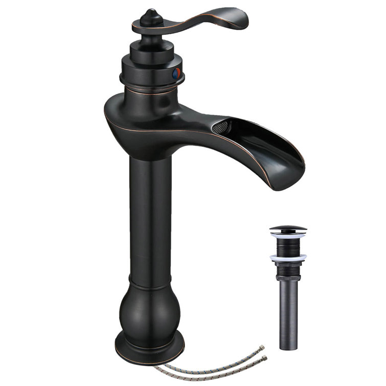 Oil Rubbed Bronze Single-Handle Vessel Sink Faucet