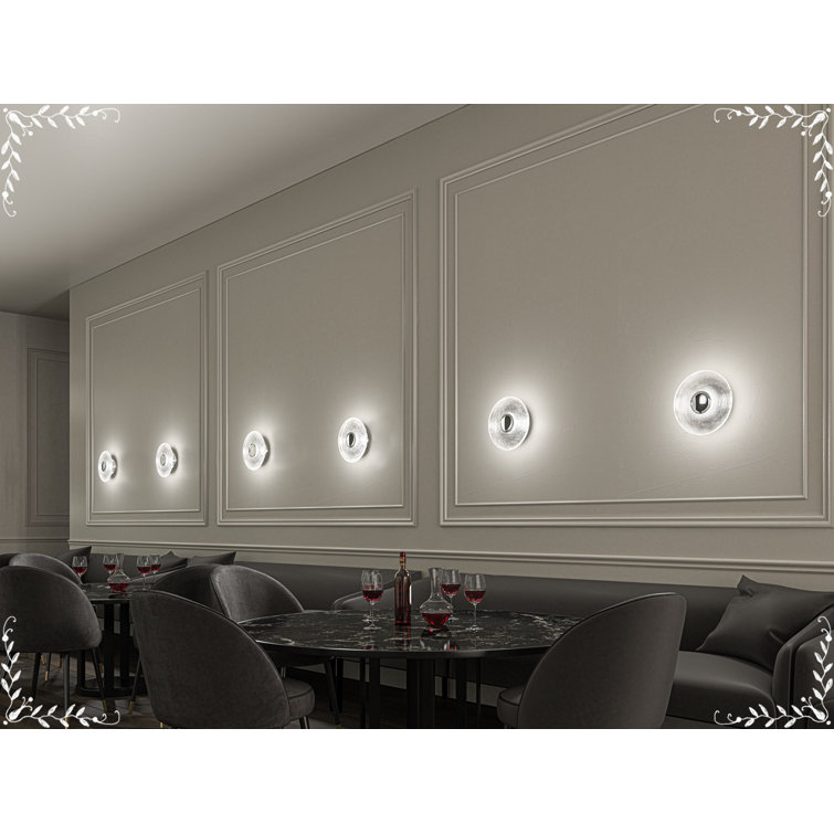 Polished Chrome 9" Dimmable LED Wall Sconce