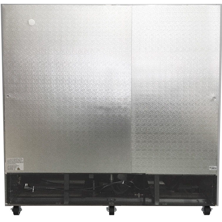 54" Stainless Steel Two-Door Commercial Reach-In Refrigerator
