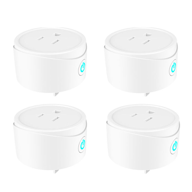 Smart Wi-Fi Plug-In Outlet 4-Pack with Surge Protection