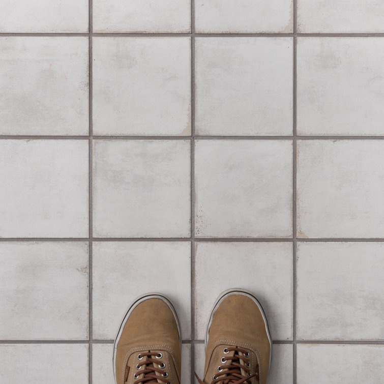 Barcelona White Matte Porcelain 6" x 6" Floor and Wall Tile