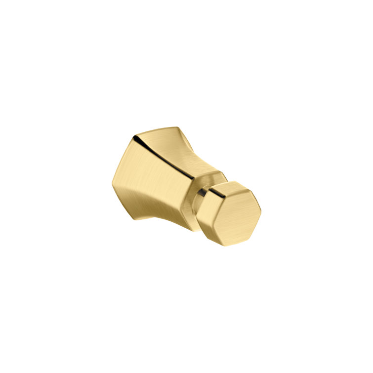 Brushed Gold Optic Metal Wall Mounted Robe Hook