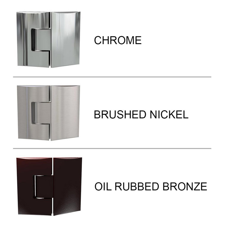 Unidoor Plus 44" Frameless Clear Glass Hinged Shower Enclosure