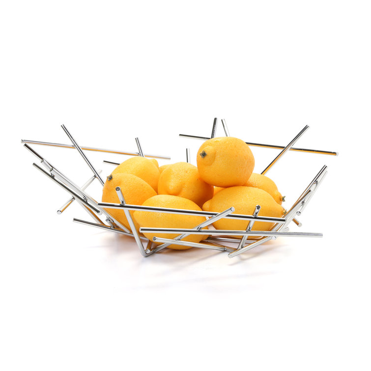 Fratelli Campana Hand-Welded Stainless Steel Chaos Basket