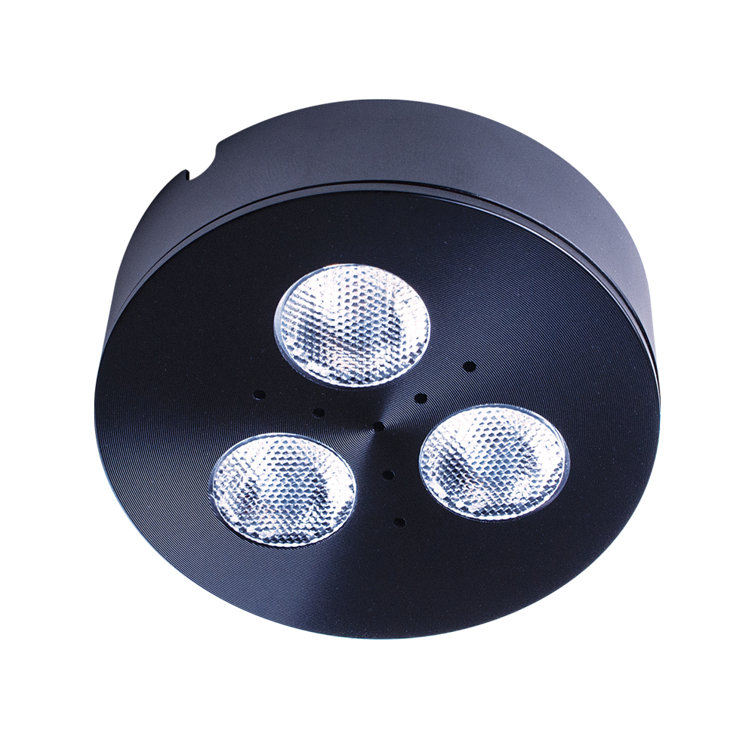 Matte Black TriVue Under Cabinet LED Puck Light