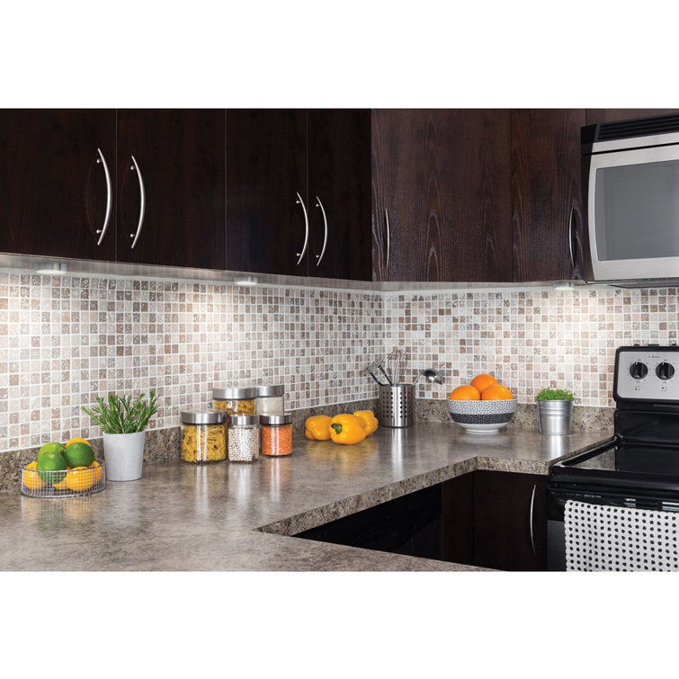 Matte White LED Under Cabinet Puck Light with Remote