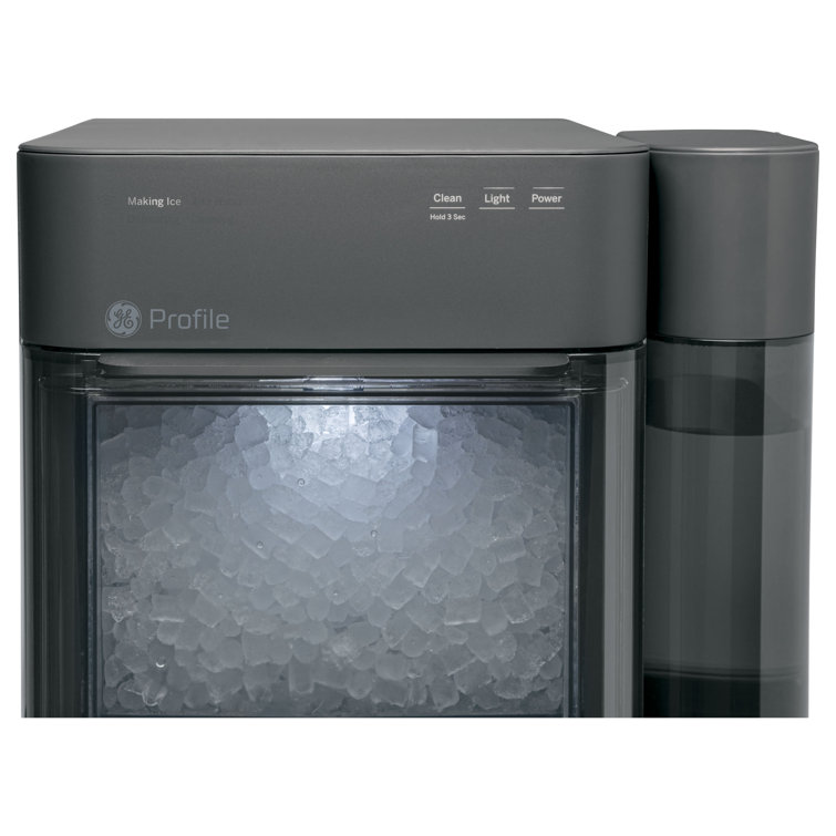 Black Stainless Steel Portable Nugget Ice Maker with WiFi