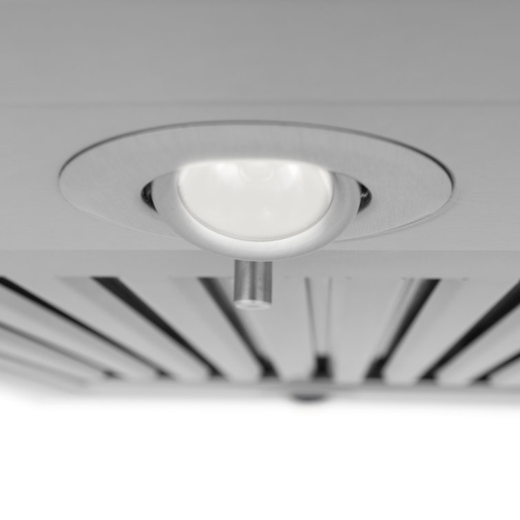 30-inch Stainless Steel Island Mount Range Hood with Bluetooth Speakers