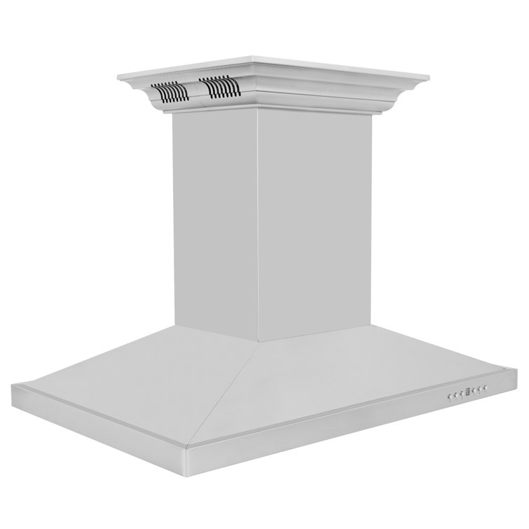 30-inch Stainless Steel Island Mount Range Hood with Bluetooth Speakers