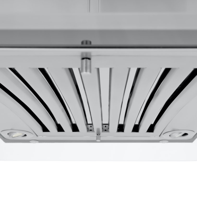 36" Stainless Steel Island Range Hood with Built-in Speakers