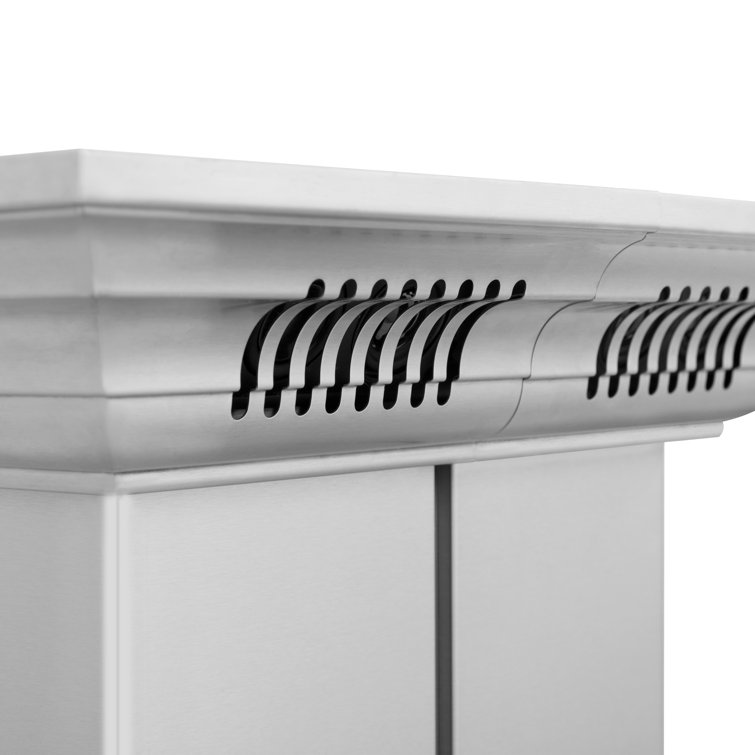 30" Stainless Steel Island Range Hood with Built-in Speakers