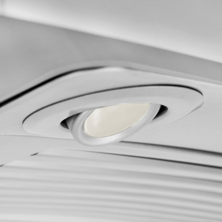 36" Stainless Steel Island Range Hood with Built-in Speakers