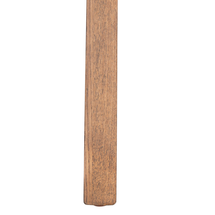 Elegant Coastal Walnut and French Cane Side Chair, 23"x34"