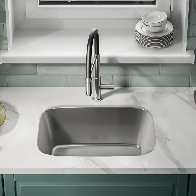 Toulouse 27 x 18 Stainless Steel Single Basin Undermount Kitchen Sink
