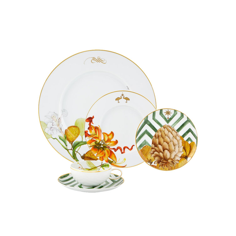 Vista Alegre Amazōnia 6.38'' Porcelain China Bread And Butter Plate (Set of 4)