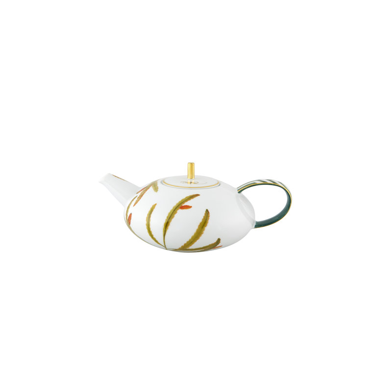 Amazonia Floral Ceramic Teapot with 1335ml Capacity