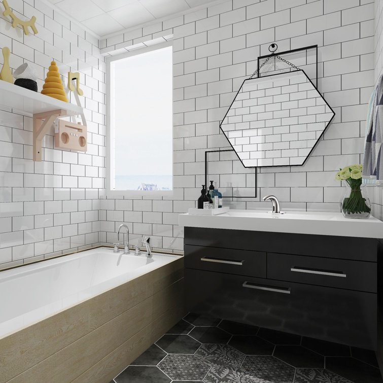 Brushed Nickel Touchless Bathroom Faucet with Drain Assembly