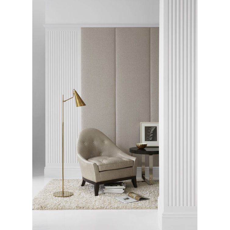 Edison Adjustable Hand-Rubbed Antique Brass Floor Lamp