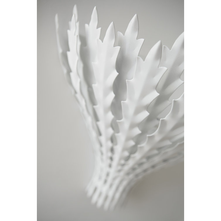 Hampton Plaster White 12" Direct Wired Wall Sconce