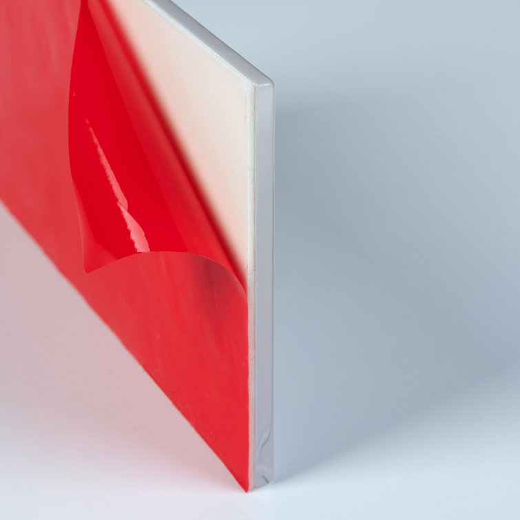 Super White Glass Peel and Stick Subway Tile 3'' x 6''
