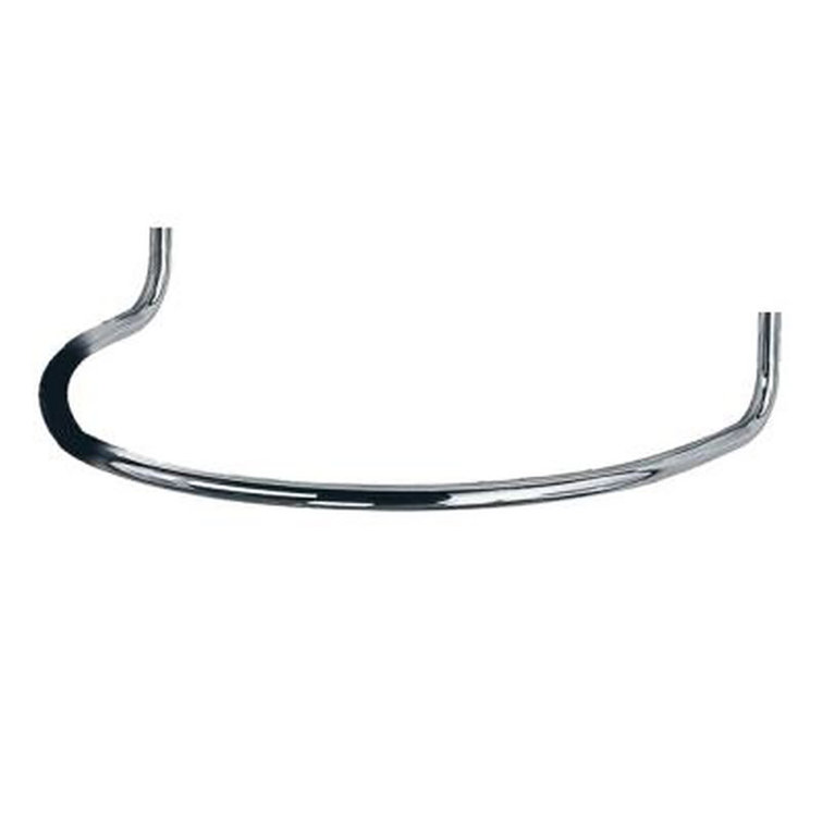 Ravenna Chrome Semi-Pedestal Sink with Integral Towel Bar