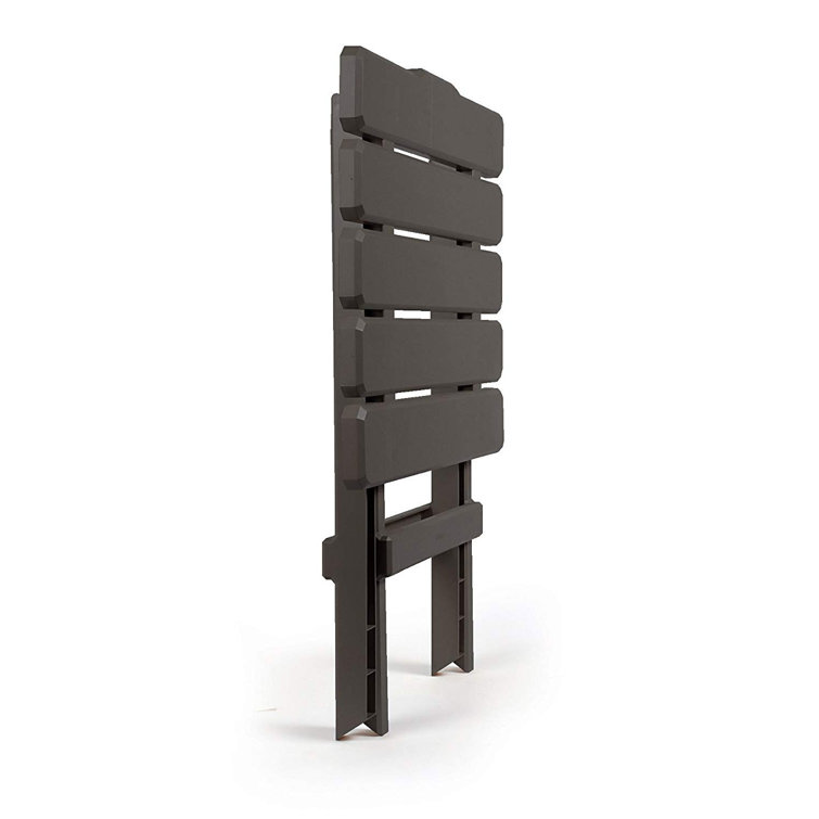 Charcoal Adirondack 19.5'' Foldable Outdoor Side Table